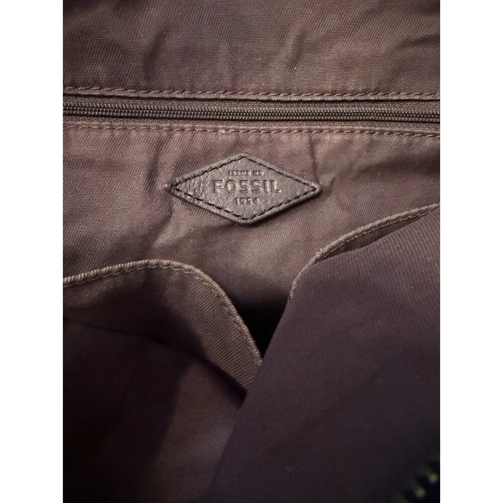 Cherry Blossom‎ Emerson Canvas and Leather Fossil Hobo Handbag No Strap